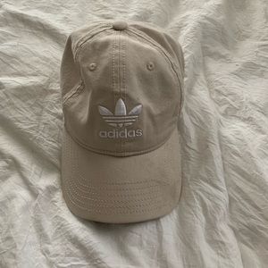 Tan Classic Adidas Logo Hat
